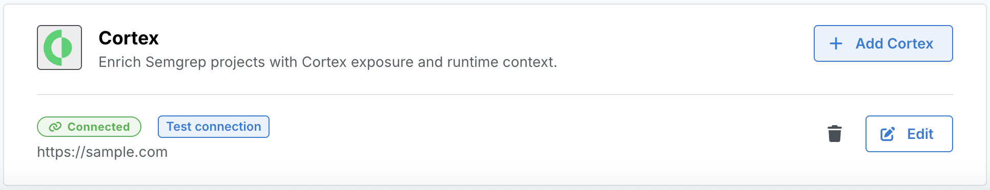 Successful Cortex Integration